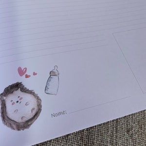 Album nascita dei gemelli Diario dei primi 12 mesi di vita Diario racconto illustrato fatto a mano. Idea regalo mamma, nascita, famiglia immagine 6