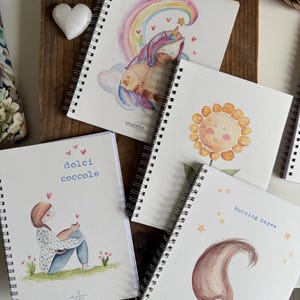 TACCUINI IN OFFERTA: diari, quaderni, idea regalo, diverse grafiche - fatti a mano