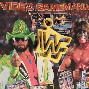 Pro Wrestling World Wrestling Federation Logo Keychain