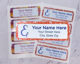 Etiquetas de dirección de vinilo personalizadas