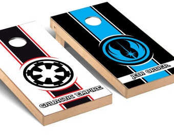 Star Wars Galactic vs Jedi Cornhole Wrap Non Laminated Baggo Skin Sticker Wraps Bag Toss Decal