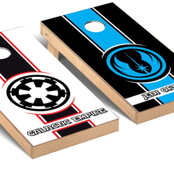 Star Wars Galactic vs Jedi Cornhole Wrap Non Laminated Baggo Skin Sticker Wraps Bag Toss Decal
