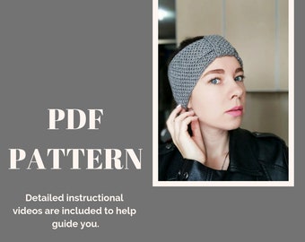 Knit headband pattern PDF pattern Headband bow Digital download printable pattern Ear warmer Easy knit pattern