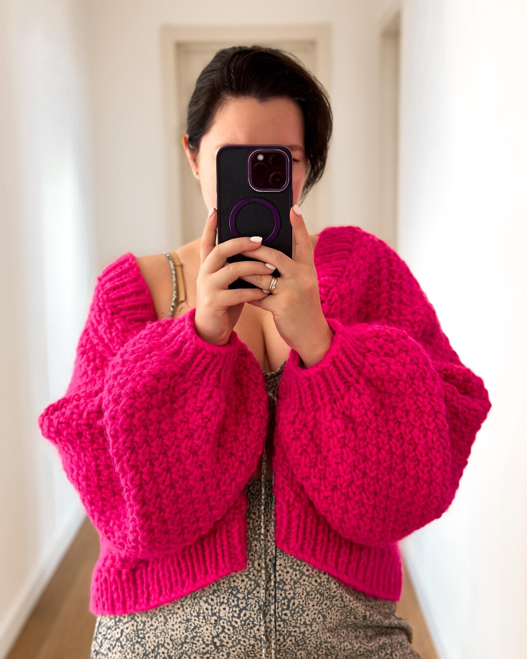 Sweet Scalloped Cardigan – Sweetly Pink