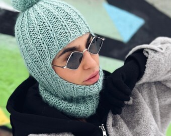 Balaclava Knit Women Balaclava Knit Hood Balaclava Ski Mask Balaclava Knit Women Balaclava Knit Hood Balaclava Ski Mask