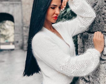 JOSE MOON ANGORA 2WAY KNIT 2024AW 洗える 白 JOSE MOON（ジョゼムーン） ニット セーター ANGORA 2WAY KNIT