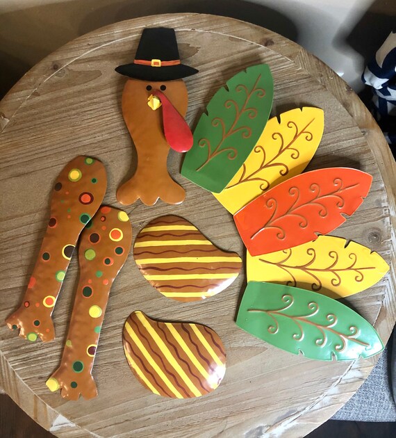 TURKEY WREATH KIT, turkey wreath parts, metal turkey wreath parts, turkey wreath