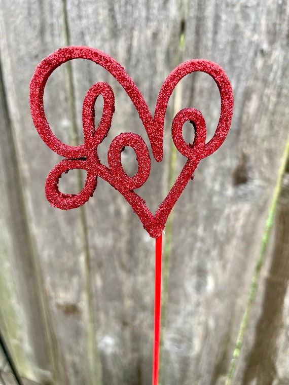 LOVE HEART VALENTINES pick/sign