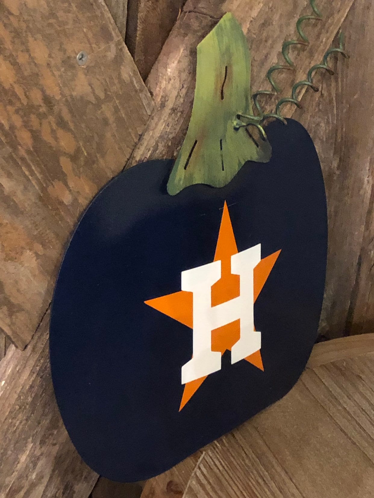 HOUSTON ASTROS FALL pumpkin, Astros Baseball sign, Houston Astros sign