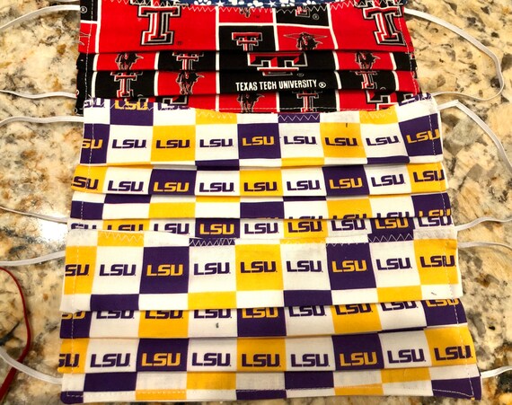 TEAM MASKS, reusable team face MASK nose wire, Washable cotton face mask, two sided reversible face mask, baseball mask, football mask