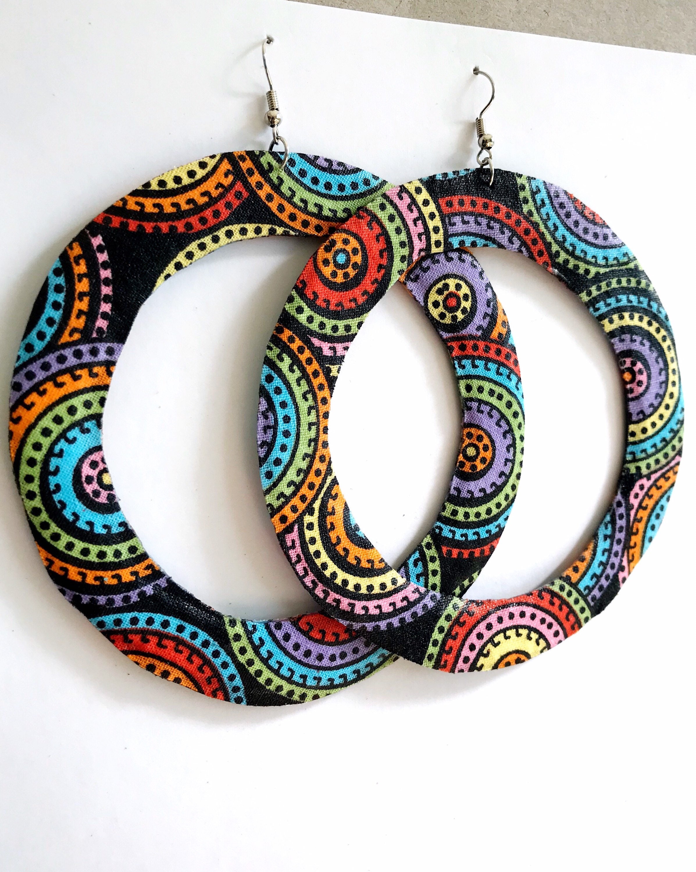 Hoop earrings short hair deals