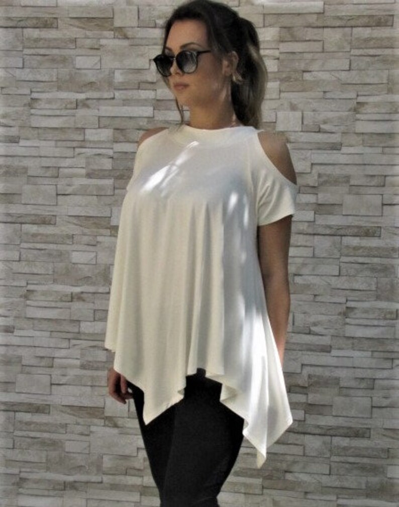 white cocktail blouse