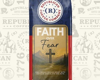 Faith Over Fear Coffee | Patriotic Christian Small Batch Roast