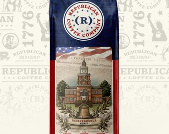 Café Independence Roast, regalo del 250 aniversario de Estados Unidos, patriótico, tueste medio, regalo de la libertad de 1776