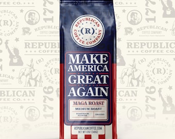 MAGA Roast Whole Bean Coffee, Medium Roast, Roasted in Florida