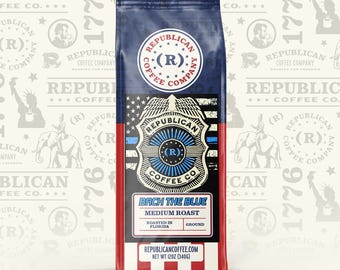 Back the Blue Coffee – Bold Dark Roast, Honoring Our Heroes