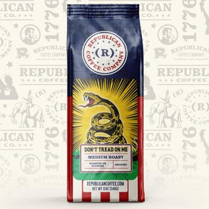 Don&#39;t Tread On Me | Republican Coffee – Bold Patriotic Brew for Conservatives | Perfect Gift for True Patriots | Pro-America Coffee |