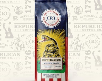 Don't Tread On Me Coffee | Medium Roast, Patriotic Brew, Birthday