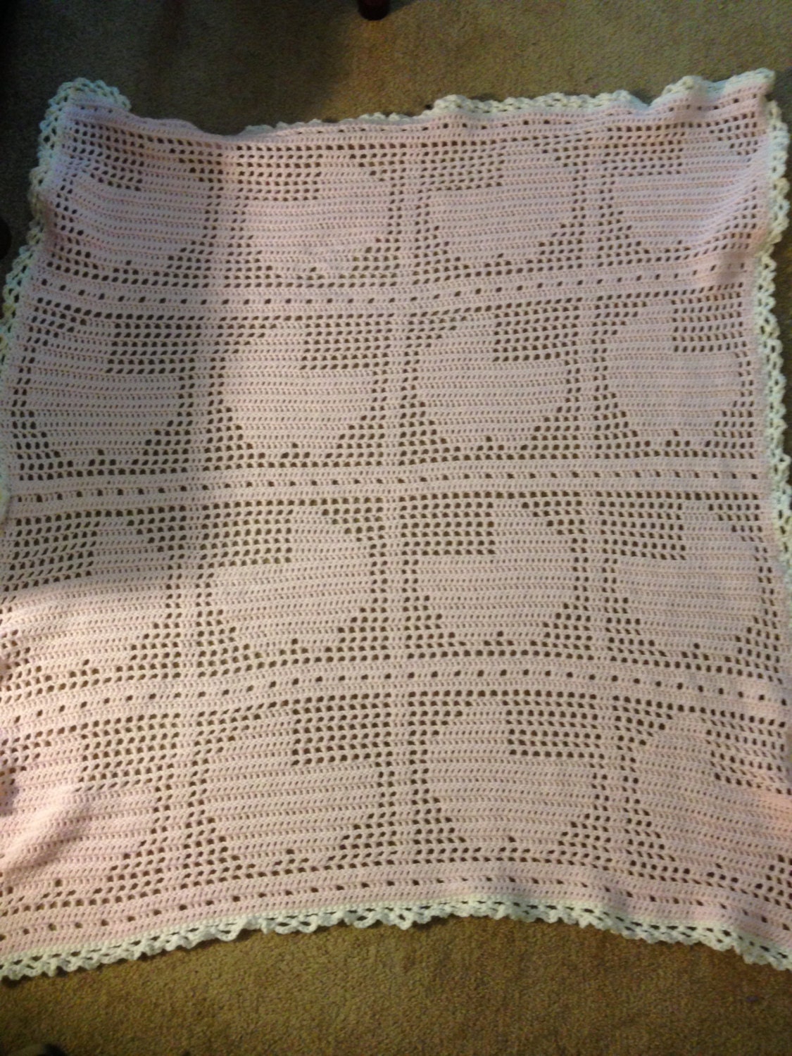 Baby Stroller Blanket Crochet Pattern Etsy