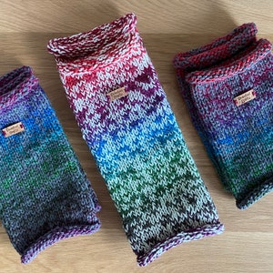 Rainbow Leg Warmers/Boot Cuffs image 1