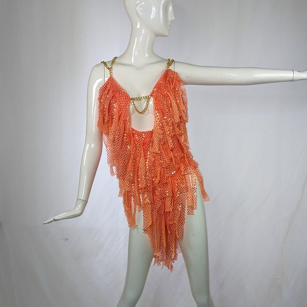 Shook Dress | Sequin Fringe Dress
