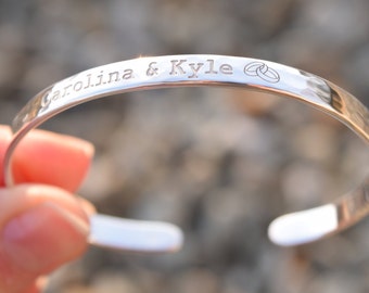 Bracelet de bienvenue, argent sterling 925, alliances, cadeaux pour belle-fille, cadeau de mariage pour belle-fille, souvenir