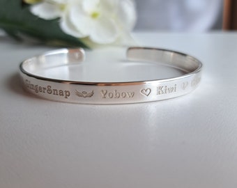 Pet Bracelet, Lost Pet Gift, Pet Remembrance Gift, Engraved Bracelet, Sterling Silver 925, Pet Memorial Bracelet, Dog Memorial, Sympathy