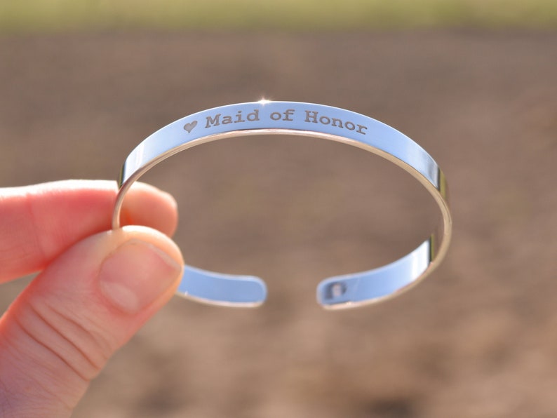 Personalized Engraved Bracelet Sterling Silver 925 Custom Etsy