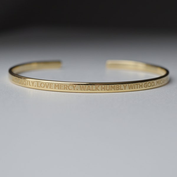 22K Gold Plated Engraved Bracelet, Narrow 3mm Engraved Bracelets, Gift for Men, Women, Personalized Bracelet, Skinny, Mantra, Sale