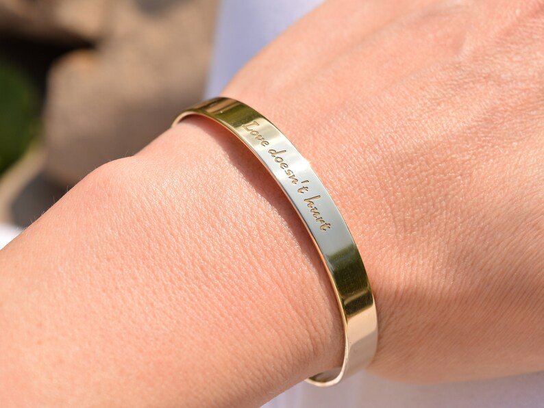 Customized bracelet Personalized Engraved Bracelets Etsy