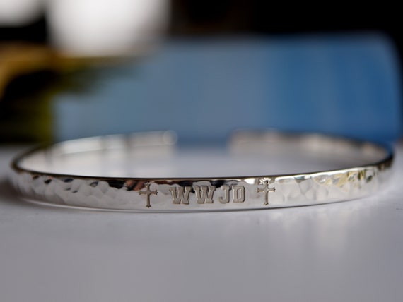 Wwjd clearance silver bracelet