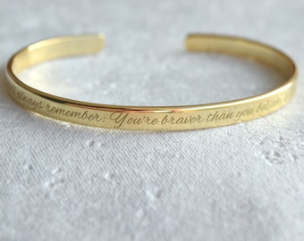 22K Gold Plated, Engraved Bracelet, Gold Bangles, Graduate Gift, University, School Graduation, Meaningful Keepsake, Thoughtful Gift