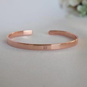 Medical Cuff, Medical ID Bracelet, Cuff Copper, Medical Alert, Gifts for Diabetes, Intolerance, Medicines, Engraved Bracelet, Emergency, ICE