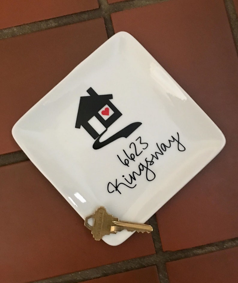 Key Holder Dish Tray Housewarming / New Homeowner Gift Etsy