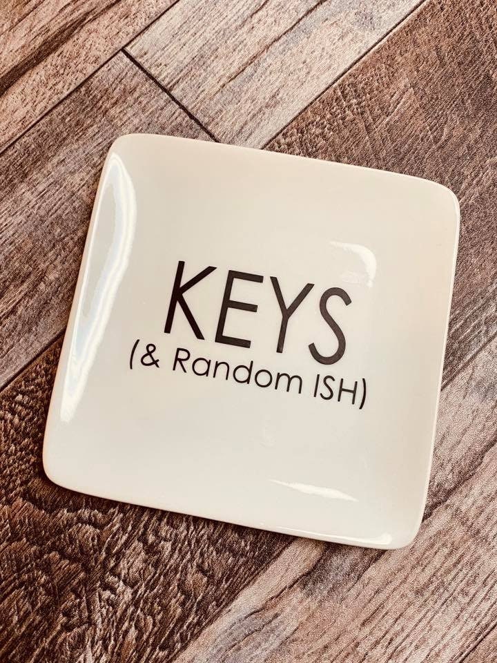 Key Holder Dish Tray Housewarming / New Homeowner Gift Etsy
