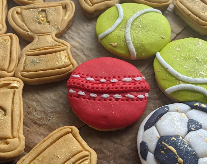 Personalised Hand Iced Sports Day Biscuit Gift Box