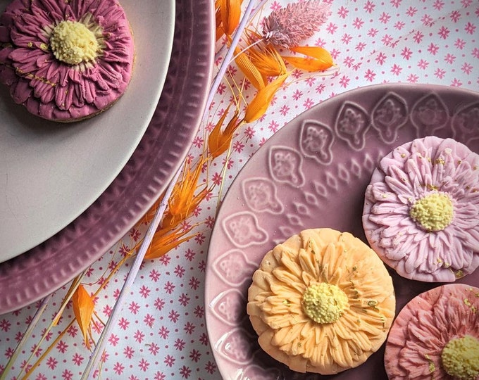 Thank You Teacher, Dhalia Inspired Sugar Cookies, Hand Iced Letterbox Biscuits , Personalised Gift -Vegan Available