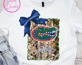 Gators Camo frame PNG, Digital file only