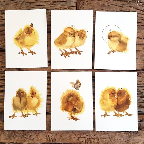 Lovely chickens - Pack of 6 cards