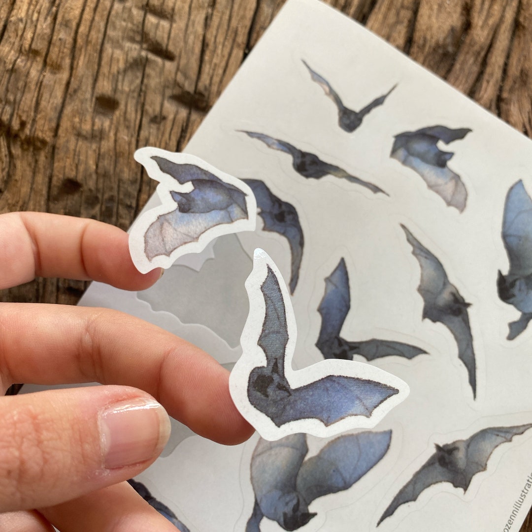 Bats - Sticker Sheet - Etsy