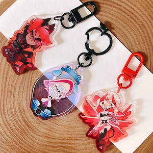 Alastor & Lucifer season 2 Keychains