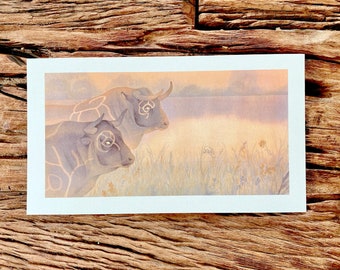 Bulls from the steppe - Print