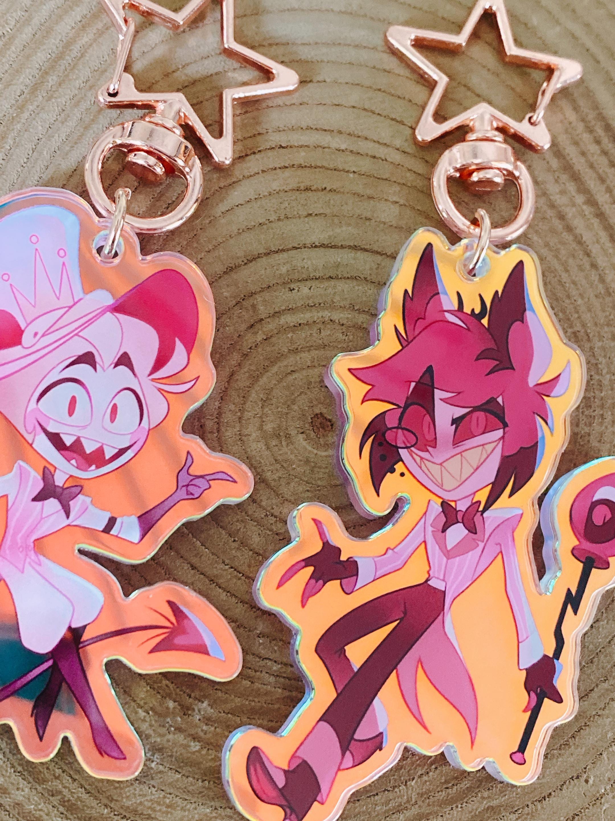 Alastor and Lucifer - Keychains - Etsy