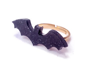 Spooky GLOW ~ Bat Ring - Glows in the Dark! - Halloween Kawaii Spooky Sweet Lolita Fashion Jewelry