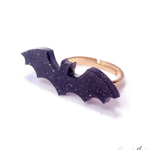 Spooky GLOW ~ Bat Ring - Glows in the Dark! - Halloween Kawaii Spooky Sweet Lolita Fashion Jewelry