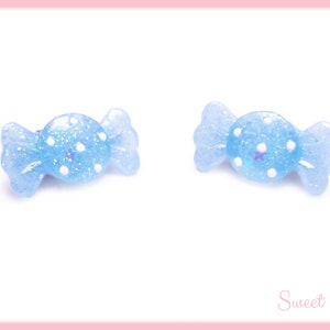Polka Dot Candy Clips - Kawaii Fairy Kei and Sweet Lolita Fashion Hair Accessory - Set of 2 - 6 colors!