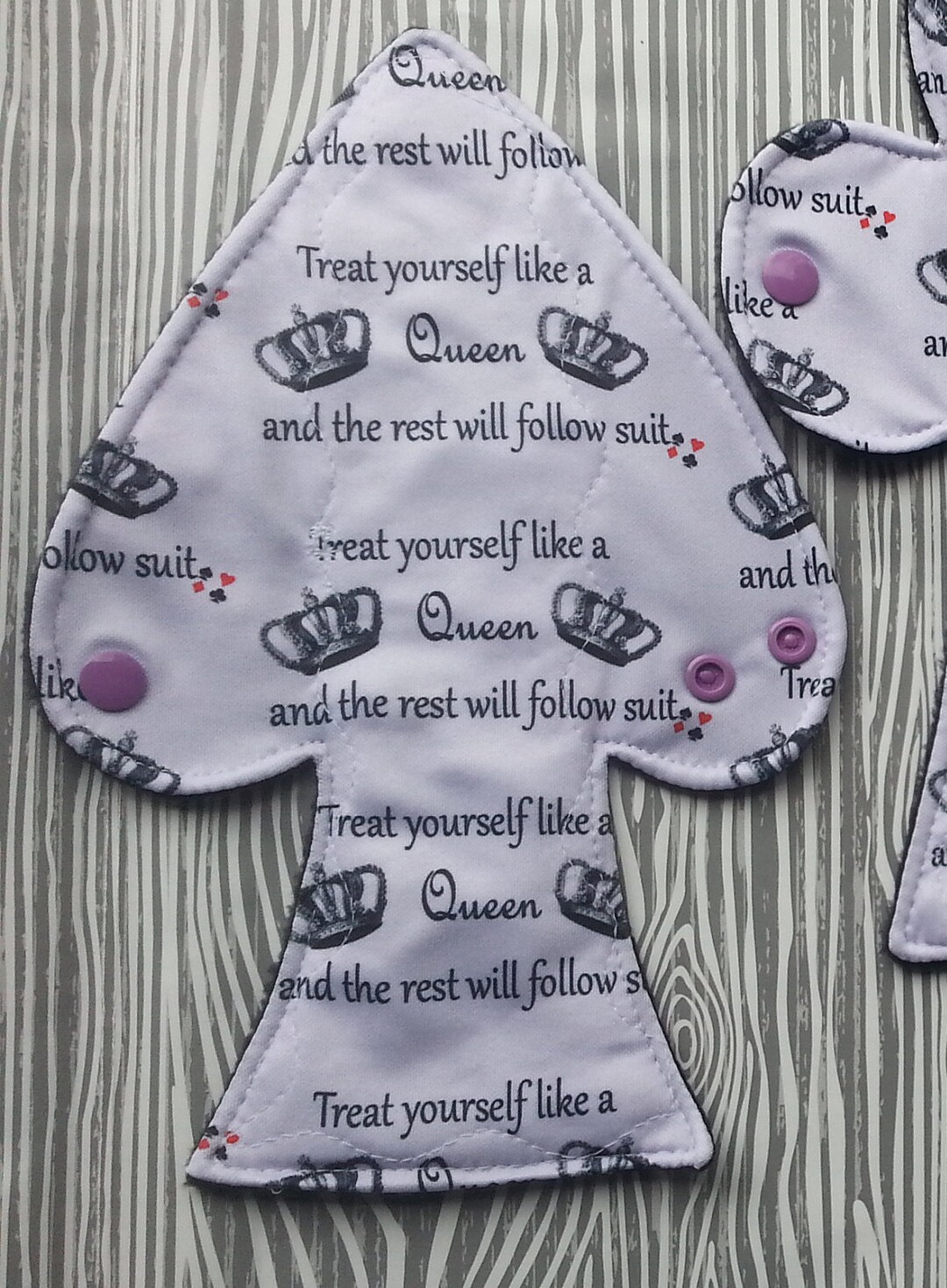 Heavy Spade Cloth Pad Pattern and Tutorial With Stepped Core PDF FILE