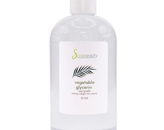 VEGETABLE GLYCERIN pure non-gmo USP food grade natural 16 oz