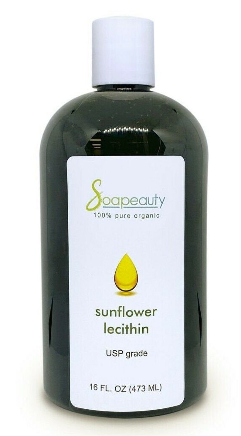 SUNFLOWER LECITHIN USP Grade Unbleached Fluid 100 Pure Etsy