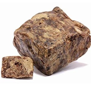 AFRICAN BLACK SOAP raw ghana unrefined grade a by GreenBeauty